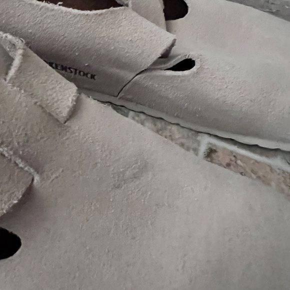 Birkenstock London Men's Light Beige Suede Loafers - Picture 2 of 5